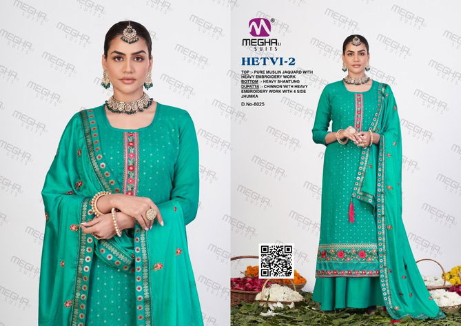 Meghali Hetvi 2 Heavy Designer Festive Wear Wholesale Designer Dress Material
